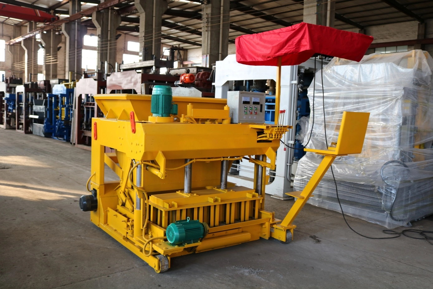 QMJ6‑30 Mobile Pallet‑free Hollow Block Forming Machine QMJ6‑30 Mobile Pallet‑free Hollow Block Forming Machine
