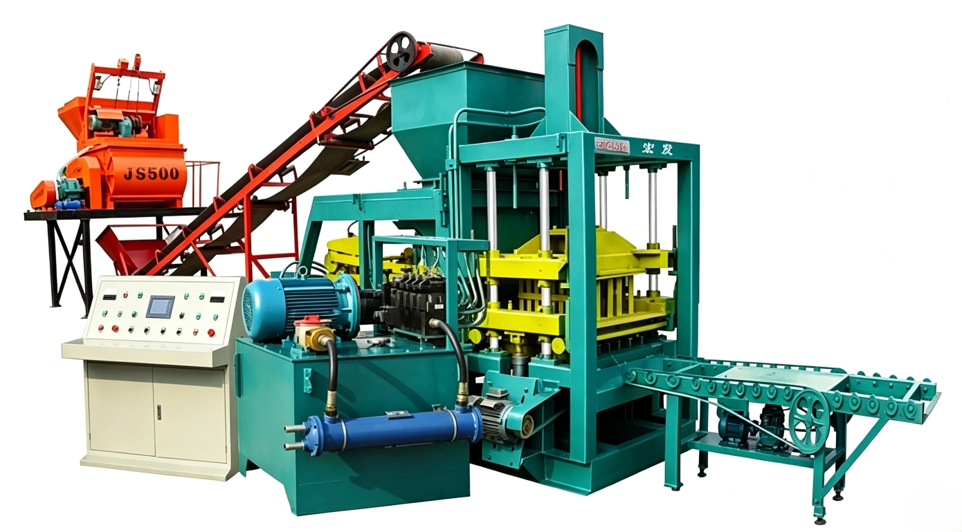 QT4‑15B Fully‑Automatic Solid Brick Forming Machine QT4‑15B Fully‑Automatic Solid Brick Forming Machine