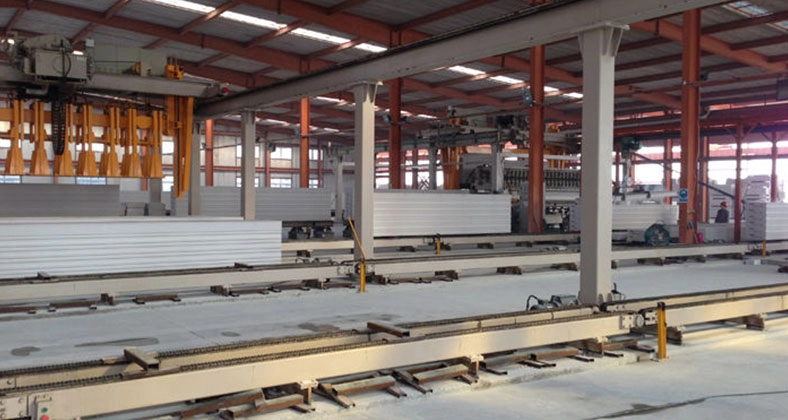 Feasibility report on aerated concrete production process line