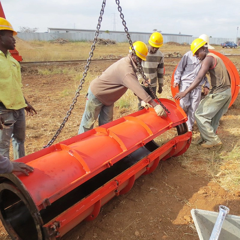 Concrete mold pipe machine to make reinforced concrete pipe