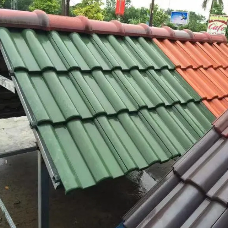 Concrete roof tile making machine cement