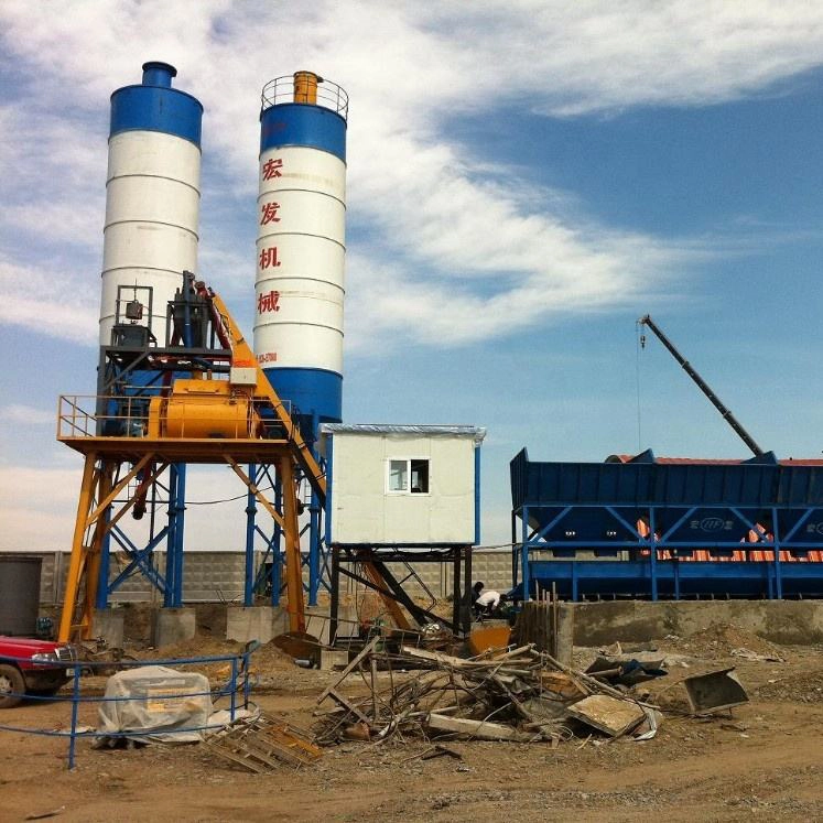 HLS120 Ready mixed concrete plant/ low price concrete batching plant for sale