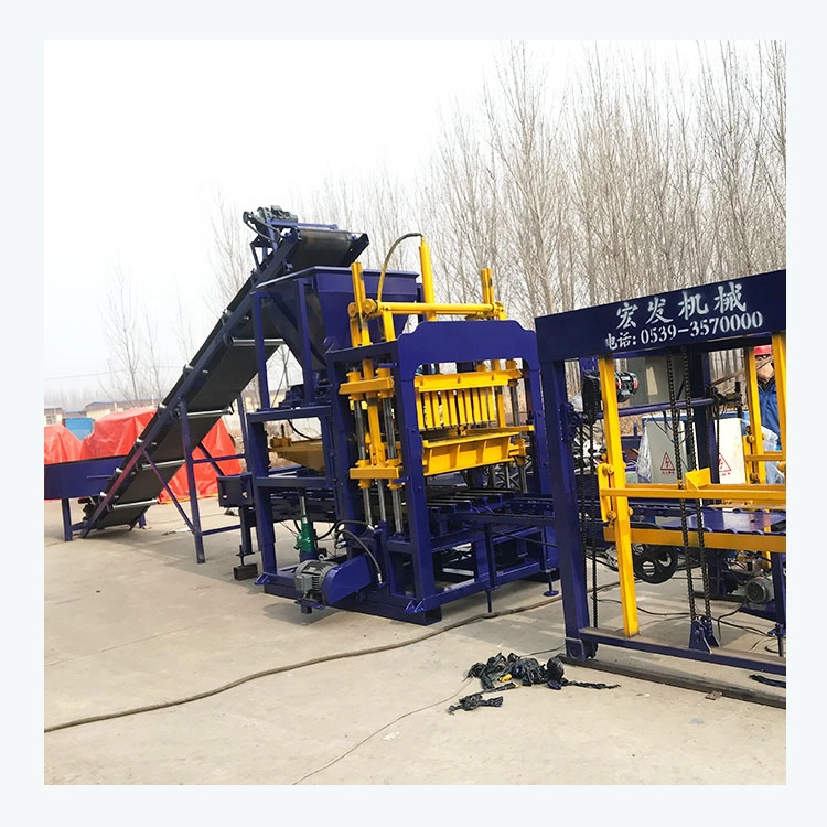 QT4-15S concrete hollow solid block making machine price in Ghana
