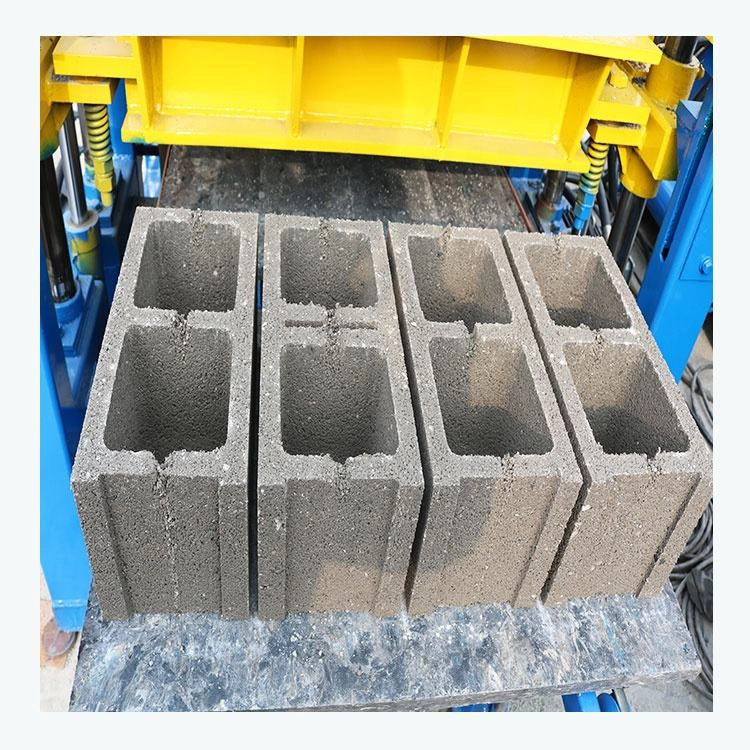 QT4-15C Automatic Concrete Cement Hollow Block Making Machine Popular Machine