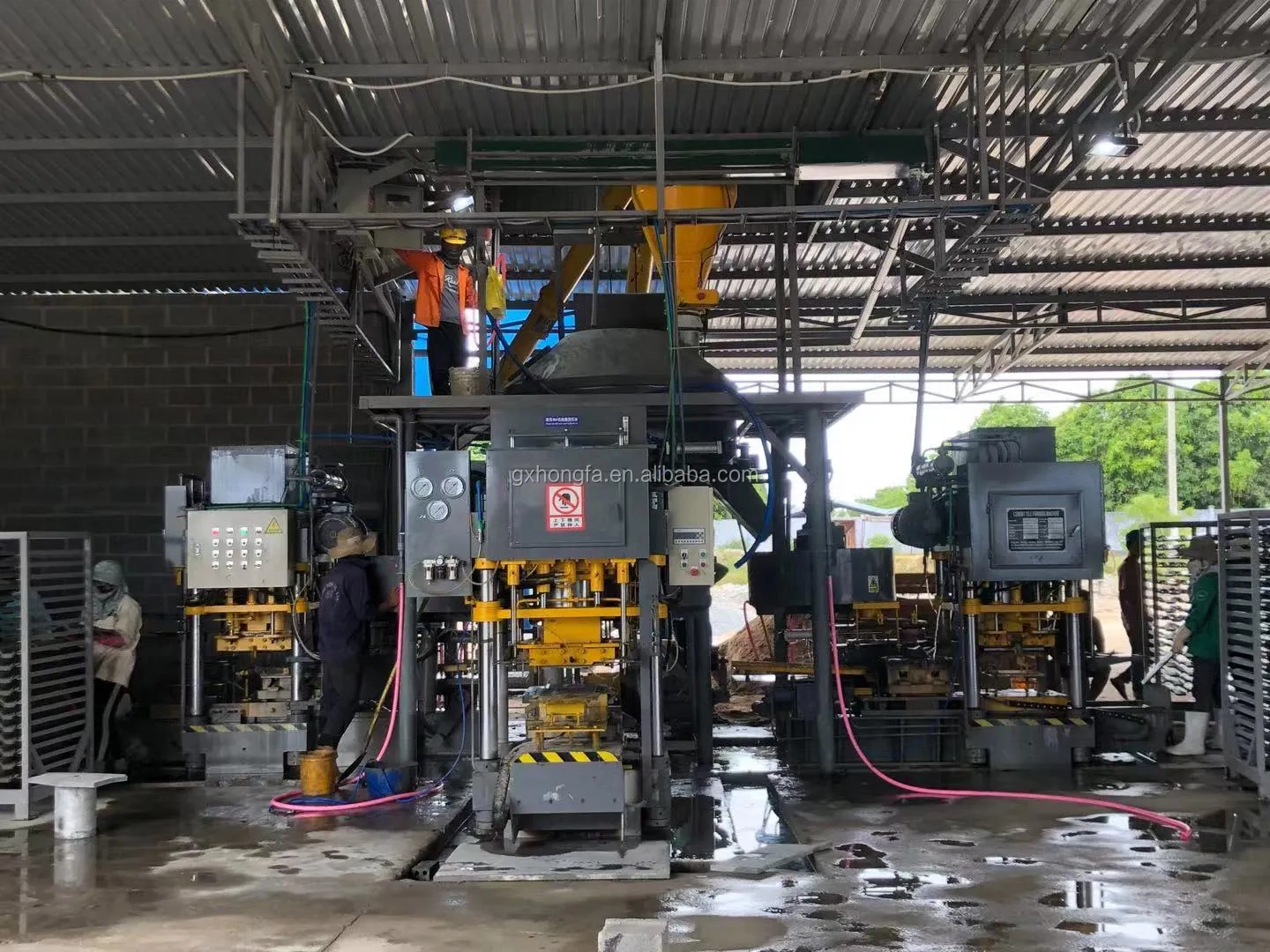 Popular selling terrazzo tile making machine