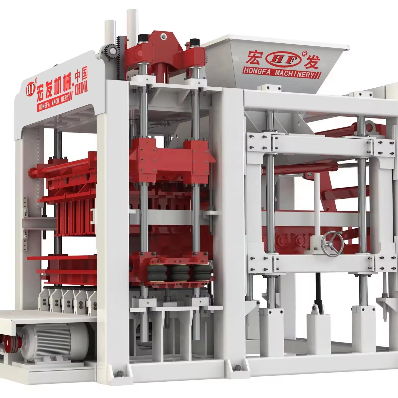 QT12-15F fly ash bricks making machine automatic block making machine