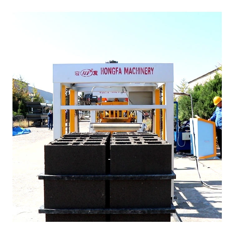 Automatic QT6-15 Concrete Block Machine Hollow Brick and Machinery for Block Factory with Engine as Core Component