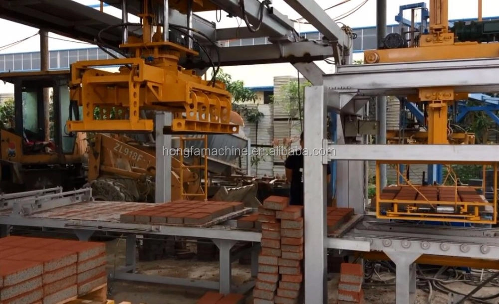 Concrete hollow block paver brick Palletizer machine Brick stacker