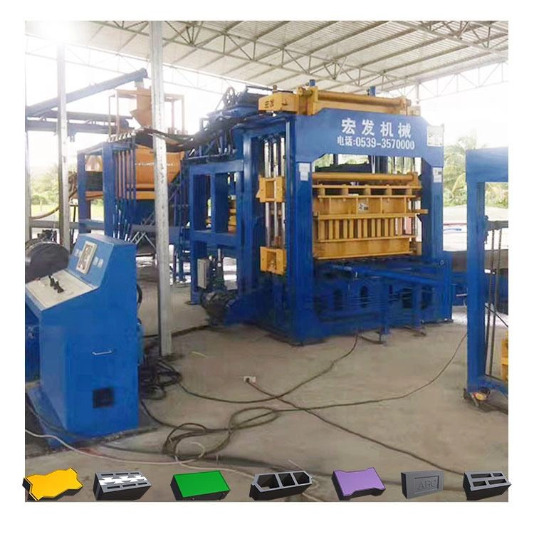QT12-15 concrete block making machine block machine making automatic brick molds