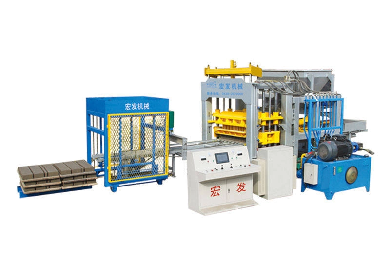Complete block production line